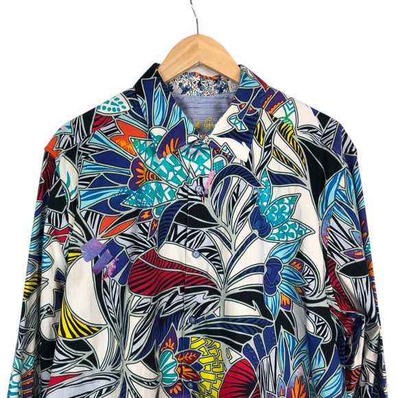 Robert Graham ISLEY Classic Fit Button Up Shirt Mens 2XL Multicolor Floral RARE - Picture 3 of 11
